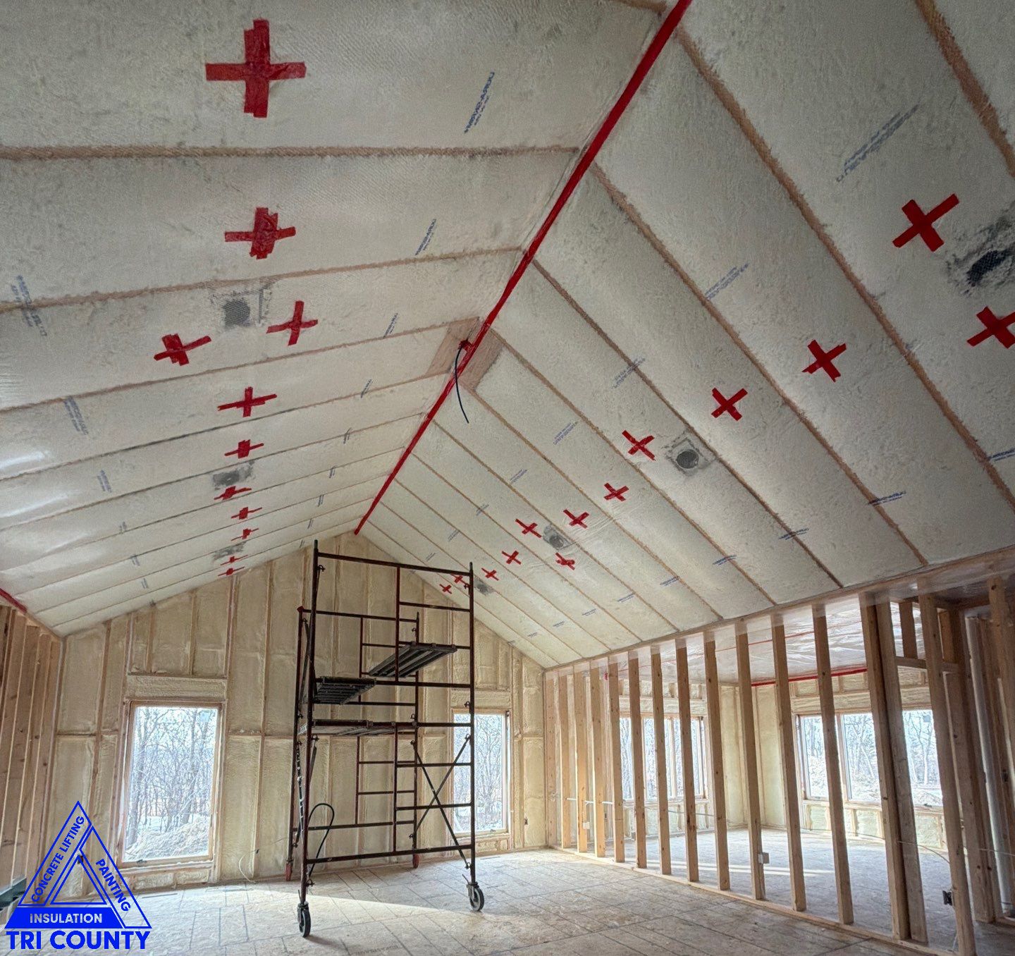Spray Foam, Blow In Cellulose, Residential, New Construction Photo